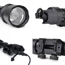 M961 Mini Scout Torch Light，500 Lumens Tactical LED Whitelight Flashlight，with Remote Pressure Switch