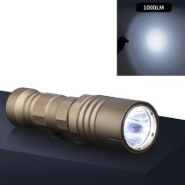 1000 Lumens Mini Scout Torch Light，Tactical LED Whitelight Flashlight (Short)