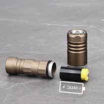 1000 Lumens Mini Scout Torch Light，Tactical LED Whitelight Flashlight (Short)