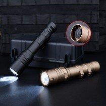 1300 Lumens Mini Scout Torch Light，Tactical LED Whitelight Flashlight (Long)