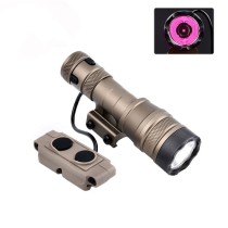 Tactical IR Flashlight，850nm IR Illuminator LED Mini Scout Torch Light，Infrared Light Night Vision Flashlight (Short)