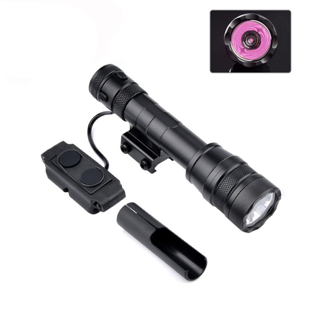 Tactical IR Flashlight，850nm IR Illuminator LED Mini Scout Torch Light，Infrared Light Night Vision Flashlight