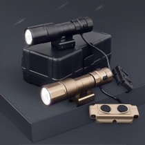 1000 Lumens Mini Scout Torch Light，Tactical LED Whitelight Flashlight，with Daul Pressure Switch