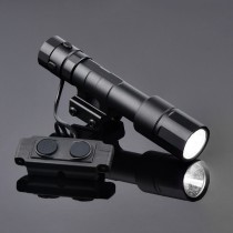 1300 Lumens Mini Scout Torch Light，Tactical LED Whitelight Flashlight，with Remote Dual Pressure Switch