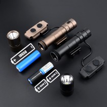 1300 Lumens Mini Scout Torch Light，Tactical LED Whitelight Flashlight，with Remote Dual Pressure Switch