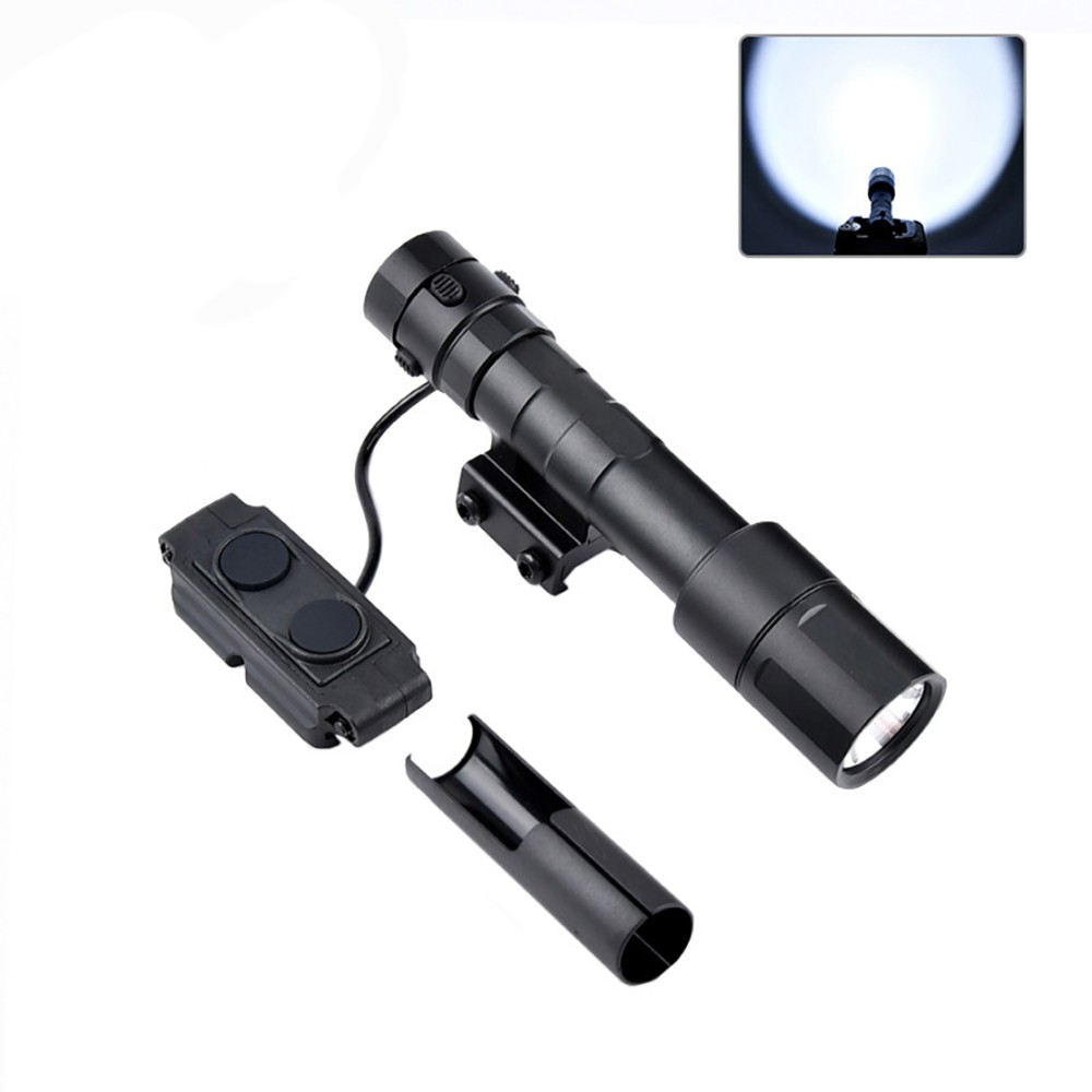 1300 Lumens Mini Scout Torch Light，Tactical LED Whitelight Flashlight，with Remote Dual Pressure Switch