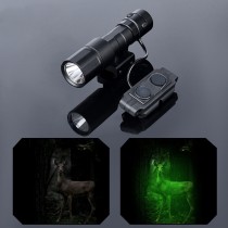 Tactical IR Flashlight，850nm IR Illuminator LED Mini Scout Torch Light，Infrared Light Night Vision Flashlight