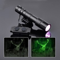 Tactical IR Flashlight，850nm IR Illuminator LED Mini Scout Torch Light，Infrared Light Night Vision Flashlight