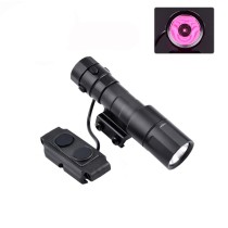 Tactical IR Flashlight，850nm IR Illuminator LED Mini Scout Torch Light，Infrared Light Night Vision Flashlight