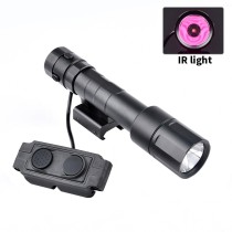 Tactical IR Flashlight，850nm IR Illuminator LED Mini Scout Torch Light，Infrared Light Night Vision Flashlight