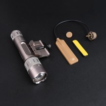 Mini Scout Torch Light，280 Lumens Tactical LED Whitelight Flashlight，with Remote Pressure Switch