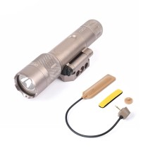 Mini Scout Torch Light，280 Lumens Tactical LED Whitelight Flashlight，with Remote Pressure Switch