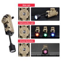 5 in 1 Tactical Helmet Light，With Red/Green/Blue/White/IR LED Task Light，Survival Signal Light