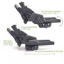 NVG Mount Low Profile Flip-Up Helmet Mount for PVS14 NVG Adjustable Dovetail Shoe