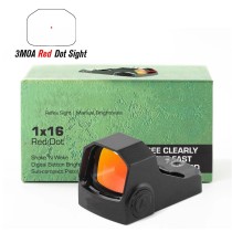 SWAMPFOX SENTINEL 1X16 Red Green Dot sight，3MOA Pistol Sight Manual Brightness