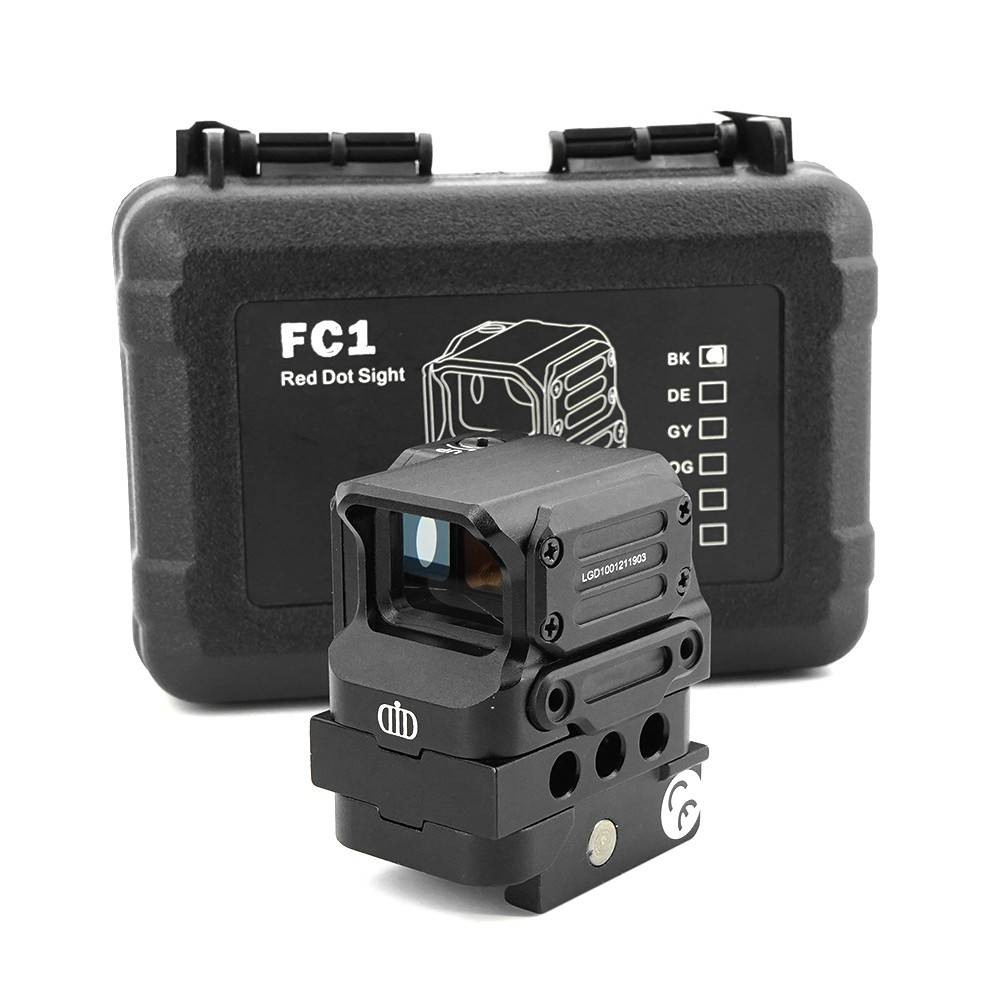 FC1 Red Dot Sight 2MOA Hunting Scope Compact Collimated Prismatic Reflex Sight Holographic Scope fit for 20mm Rail Mount