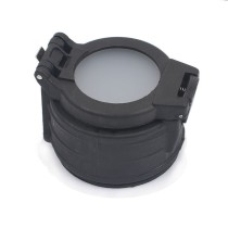 Flashlight Front Lens Flip Protect Cover，Fits For Diameter 40-42 mm Tactical Light Head，Nylon Strong Light Filter Lampshade