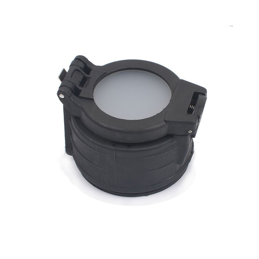 Flashlight Front Lens Flip Protect Cover，Fits For Diameter 40-42 mm Tactical Light Head，Nylon Strong Light Filter Lampshade