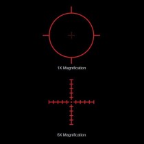 VUDU 1-6X24mm FFP(First Focal Plane) LPVO Scope SR1 Red Cross Reticle Illuminated