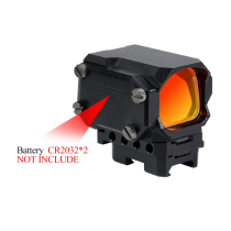 R1X Reflex Red Dot Sight 2 MOA Tactical with Q-D Mount Holographic Red Dot Optics Adjustable Scope 20mm Picatinny/Weaver Rail