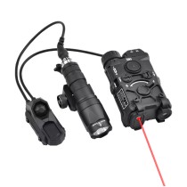 OLG Red/Green Powerful Laser Dot IR Indicator Sight With M300A/M600C Flashlight & Pressure Button Switch