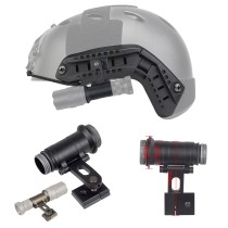 Light Helmet Mount，For Scout M600/M300 Etc Series Flashlight，Intergrated Flashlight Mount