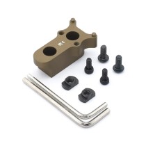 M/K System Adapter Mount Mounting Kit，For Rmeo1 Red Dot Sight，CNC Aluminium，with Screws and Wrench