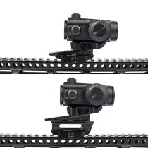 Variable Adjustable Height Optic Red Dot Sight Mount，Optic Mount Plate + Slider + 1.93" Riser + Rail Base Mount Combo