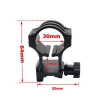 30mm Ring Diameter Mount，Tactical Base Adapter Bracket，For  20mm Rail，For Magnifier & Other Optics Red Dot Sight Etc