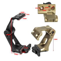 Tactical FTC Magnifier Mount With FAST QD Lever 2.91" Optical Centerline Height，For G30，G23，G33，G43，G45，Micro 3X，Micro 6X Etc