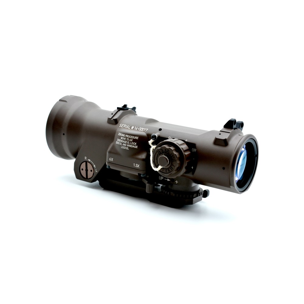 1.5-6X Scope，Optical Reticle Sight，With Quick-Release，Top Emergency Sight，Lens Multi Coated