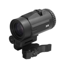 Optics 3X Magnifier，With Quick-Release Mount，Adjustable Flip Mount，Water And Fogproof，Anti-Reflective Coatings