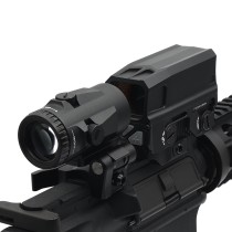 Optics 3X Magnifier，With Quick-Release Mount，Adjustable Flip Mount，Water And Fogproof，Anti-Reflective Coatings