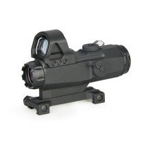 Leupold  HAMR 4x24mm Hybrid Scope，Optical Holographic Reflection Sight With Mini Sight，Compact High Accuracy Multi-Range Sight