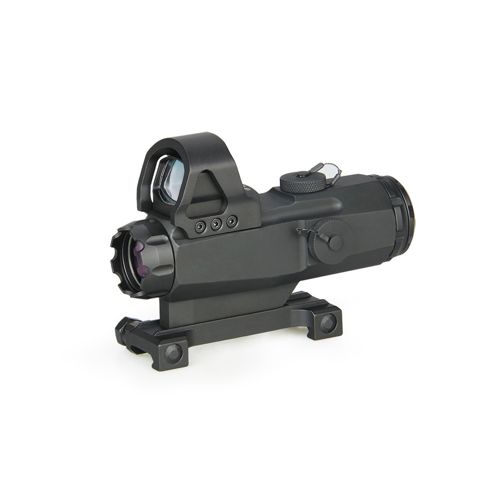 Leupold  HAMR 4x24mm Hybrid Scope，Optical Holographic Reflection Sight With Mini Sight，Compact High Accuracy Multi-Range Sight