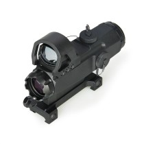 Leupold  HAMR 4x24mm Hybrid Scope，Optical Holographic Reflection Sight With Mini Sight，Compact High Accuracy Multi-Range Sight