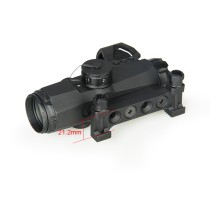 Leupold  HAMR 4x24mm Hybrid Scope，Optical Holographic Reflection Sight With Mini Sight，Compact High Accuracy Multi-Range Sight