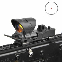 Railway Red Dot Sight，Tactical Optical Holographic Reflex Sight，Fits 20mm Rails，9 Level Brightness Control