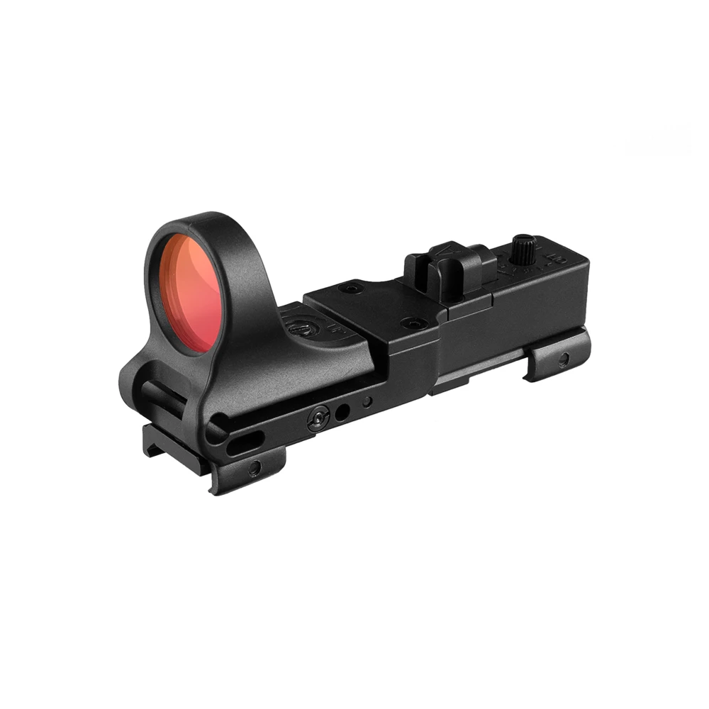 Railway Red Dot Sight，Tactical Optical Holographic Reflex Sight，Fits 20mm Rails，9 Level Brightness Control