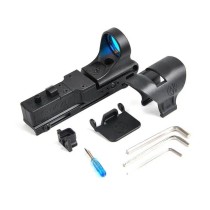 Railway Red Dot Sight，Tactical Optical Holographic Reflex Sight，Fits 20mm Rails，9 Level Brightness Control