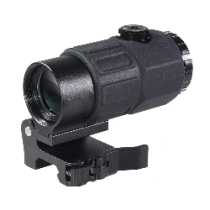 G45 5X Magnifier Scope With Standard Spacer Mount & Side Filp Up QD Mount & Lens Protection Cover