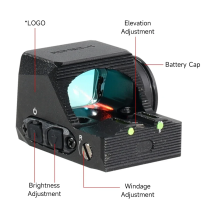 MOTAC Red Dot Sight 1x24mm 3&32 MOA Circle Dot Reticle，for P320 P226 & P229 P365 Series