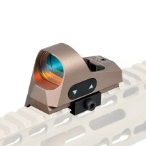 Mini Red Dot Sight，With Mount And 0.8 Inch Height QD Riser Mount，3 MOA Sight With Cover Cap