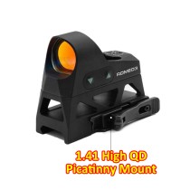 Mini Red Dot Sight，With Mount And 0.8 Inch Height QD Riser Mount，3 MOA Sight With Cover Cap