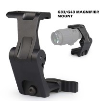 Tactical FTC Magnifier Mount With FAST QD Lever 2.26” Optical Centerline Height，For G30，G23，G33，G43，G45，Micro 3X，Micro 6X Etc