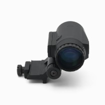 Tactical 3X Magnifier Sight with 90°/180° Push-Button Flip-To-Side Magnifier Mount，CNC Aluminium