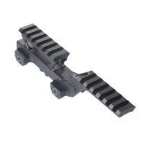 Group Type Dual Optics Tactical Mount Red Dot Scope Riser Base Heighten Integrate Adapter，For EXPS3 Holographic T1 T2