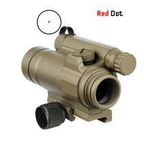 Tactical 2MOA Red Dot Reflex Sight，Optical Holographic Sight，5 Levels of Brightness Adjustment