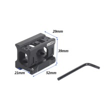 Tactical Riser Mount 1.54" Height，Fast QD Quick Release Base，for T Series Red Dot Sight