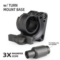 unity FTC 30mm Magnifier Mount，2.26" Height Side Flip Folding Bracket Mount，For 6X-Mag-1/3XMag-1/3X-C & 30mm Magnifier